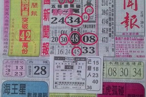 4/21 中國新聞報   六合參考