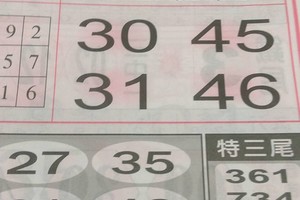 5/19 港號專車  六合參考