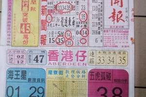 5/26 中國新聞報  六合參考