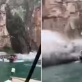 巨大山壁突然崩塌　傷亡情況曝光
