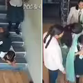 女學生下學校樓梯　「正面撲倒」慘了