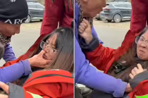 女遊客攀登雪山昏迷！被掐人中急救　她突醒來「揮拳痛毆對方」原因曝光