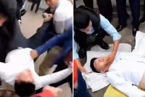 婚鬧伴郎出事!遭拋頭部著地慘了 婚鬧伴郎出事!遭拋頭部著地慘了