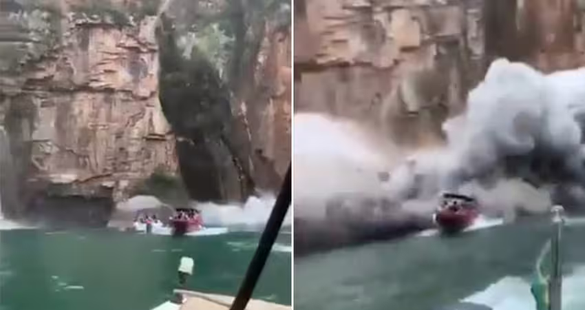 巨大山壁突然崩塌　傷亡情況曝光