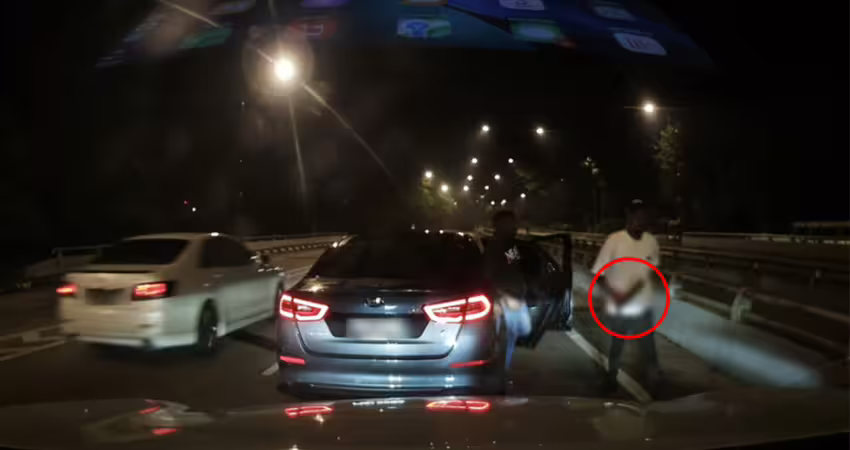 爆行車糾紛　駕駛遭攔車亮刀