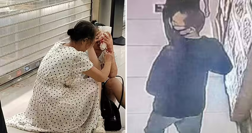 大學商圈隨機砍人！女子路上突遭猛刺