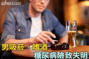 男吸菸、嗜酒　糖尿病險致失明