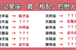 「遇見他，幸福就完整了」！12星座 最「速配」的第一名是誰！