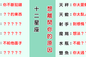 「再怎麼愛，感情也會消失」12星座 遇到「這件事」絕對會跟你分手！