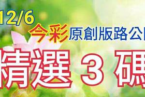 12/6 金彩539 原創版路分享 精選三碼  會合請用 參考看看 不強求 ! !