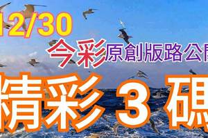 12/30 金彩539 原創版路分享 精選號碼 三中一 新年快樂好彩頭 ! !