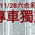 11/28六合彩專車獨支精華版