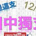 12月12日 六合彩研究院 相中獨支 就是這支 版路