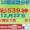 [今彩539神算] 12月22日 獨支 10期版路分析