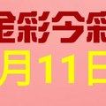 $金彩今彩$ 今彩539--1月11日連續版路號碼揭密