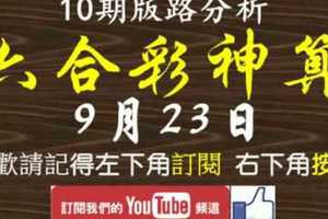 [六合彩神算] 9月23日 5支 10期版路分析