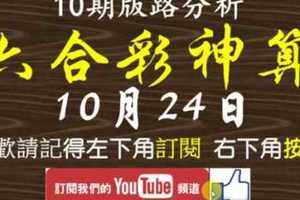 六合彩神算] 10月24日 獨支 10期版路分析