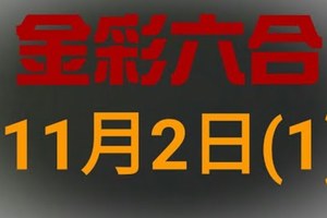 ◆金彩六合◆六合彩 11月2日連開孤支版路 （1）