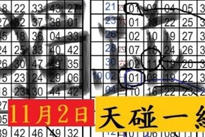 11月2日 六合彩六支參考支支相