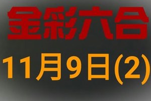 ◆金彩六合◆六合彩 11月9日連開孤支版路 （2）