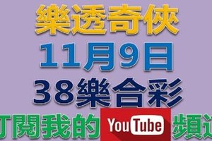 38樂合彩(威力彩)-11月9日號碼預測