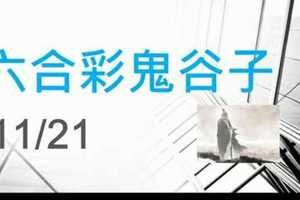 六合彩鬼谷子 11月21日 4支 特別號 特码 版本2