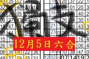 12月5日六合心有所屬安咧你甘有甲意