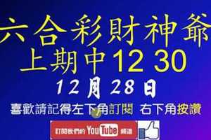 六合彩財神爺 12月28日 上期中12 30 財神帶著超準連拖不斷版路 版路