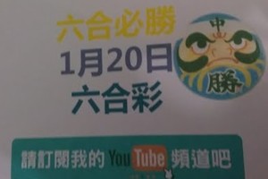 六合必勝-1月20日六合彩號碼版路1版