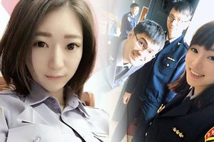 桃園正妹交通警察Angel Lin顏值高身材棒，讓人忍不住想多看一眼！男網友：真想被她攔下來開單！