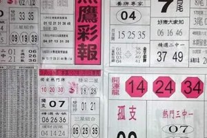 2018/01/11香港六合彩參考用全分享9(黑鷹彩報,圓報,碼報,賺錢報,龍財神)