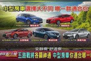 五路戰將各顯神通 中型房車你適合哪一輛？ 地球黃金線 20171123 (完整版)