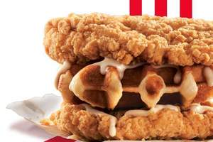衝擊組合《炸雞鬆餅堡》加拿大肯德基推炸雞夾鬆餅的全新菜單