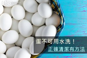 蛋不可用水洗！正確清潔有方法