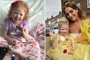 最勇敢的小戰士！4歲女兒戰勝癌症病魔，母親為她圓夢，讓她成為「現實中的公主」！