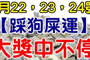 6月22 23 24號，這些生肖踩狗屎運！橫財大發800萬！