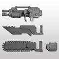 M.S.G Modeling Support Goods - Weapon Unit 13 Chainsaw Kotobukiya (Release Date: Jul-2016)
