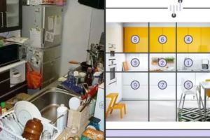 廚房面積小、難清掃？老婆設計的「廚房路線圖」，1招廚房大變樣