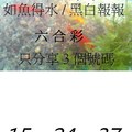 12月26日  六合  如魚得水  黑白報報