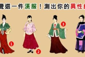 魅力測試：選一件古風漢服！測試分析出你是否讓異性著迷？