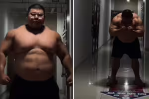 體脂率超過15%!170公斤壯男「大秀8塊腹肌」震撼全網 體脂率超過15%!170公斤壯男「大秀8塊腹肌」震撼全網