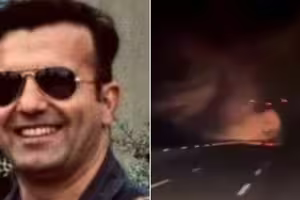 F-16戰機墜毀高速公路！現場畫面曝光