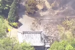千年古剎陷火海!京都寺廟遭祝融吞噬 千年古剎陷火海!京都寺廟遭祝融吞噬