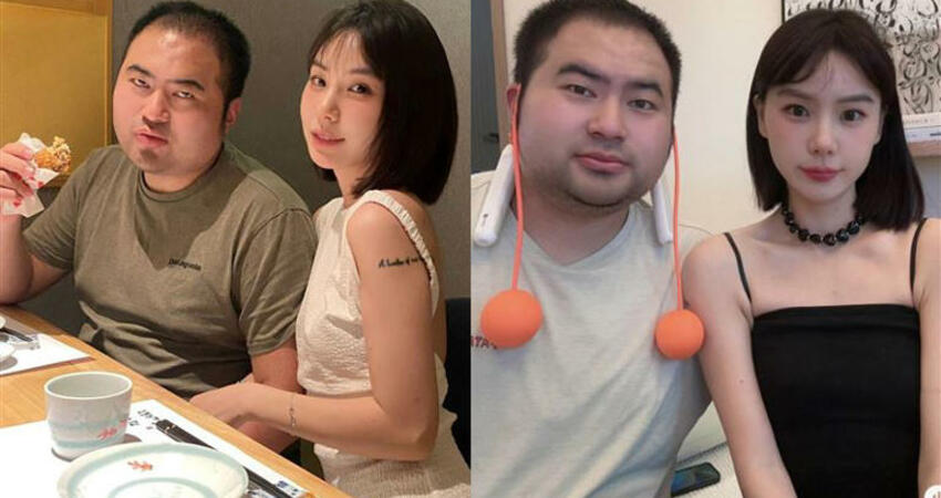 老公慘被酸像河童！甜美嫩妻公布親密照 反擊：「是我先追他的」