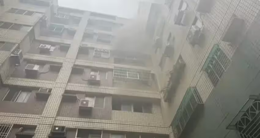 快訊／台中潭子住宅大樓起火 5住戶疏散