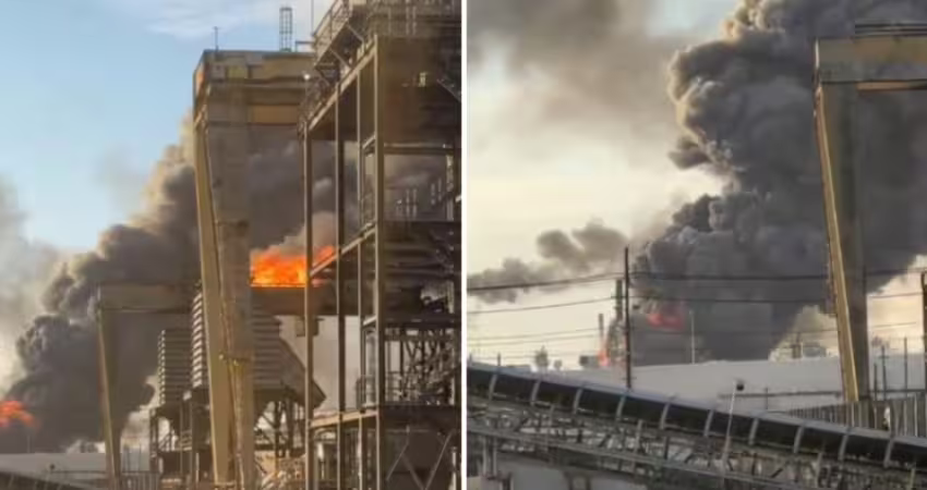 影／美煉油廠爆炸！當局急發布「就地避難」警告