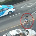 飛翔的裸女！公路驚見全裸女「張開雙手露全乳」雀躍奔跑：黑森林好像涼涼der...