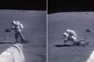 太空人在月球上踏出的「一大步」原來有那麼多漏網鏡頭，滑稽的畫面讓大家無法忍笑啊！