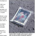 月球地面上有一張人類的照片！