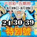 3/24六合彩5期內開~內外用